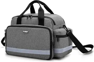 Trunab Home Health Nurse Bag Medical Bag Organizer with Handle and Shoulder Strap for Home Visit, Travel, Nursing Student