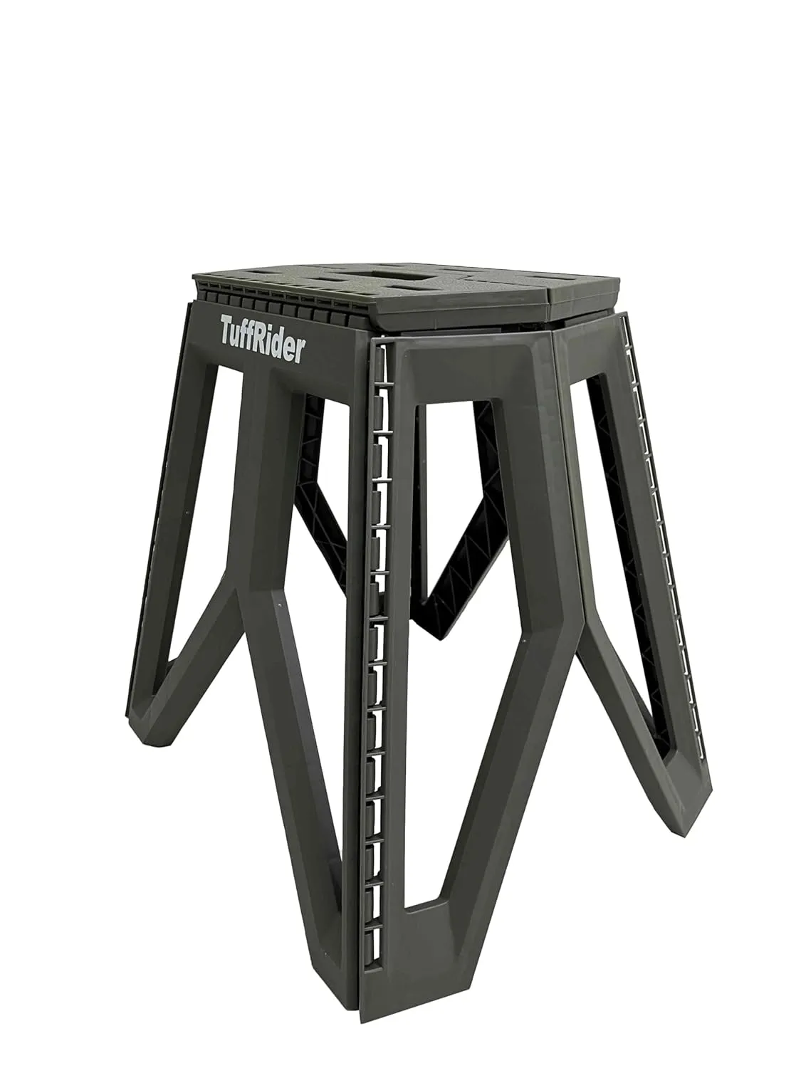 TuffRider StableFold Mounting Stool for Riders-Grey