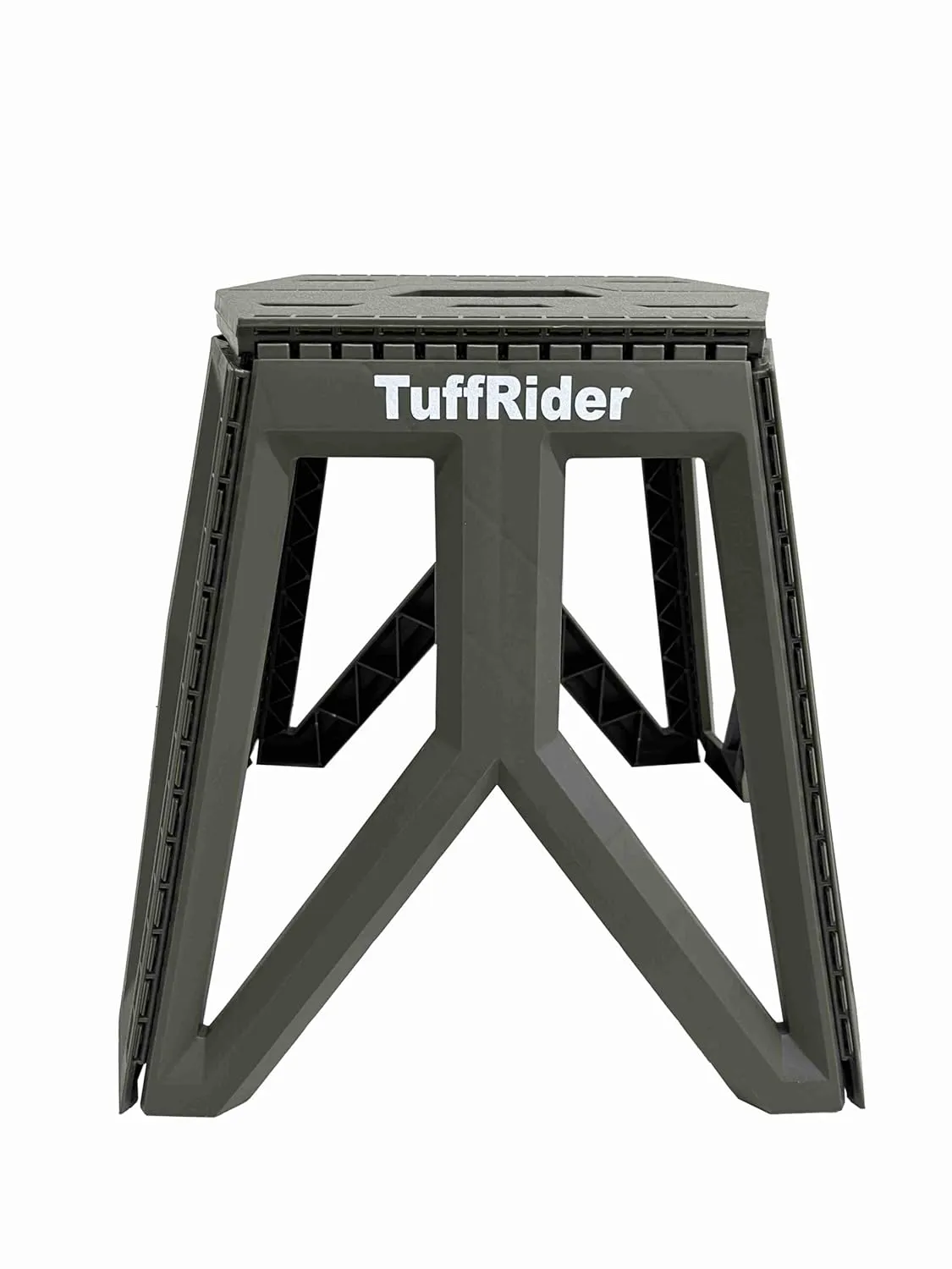 TuffRider StableFold Mounting Stool for Riders-Grey