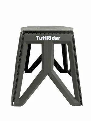 TuffRider StableFold Mounting Stool for Riders-Grey