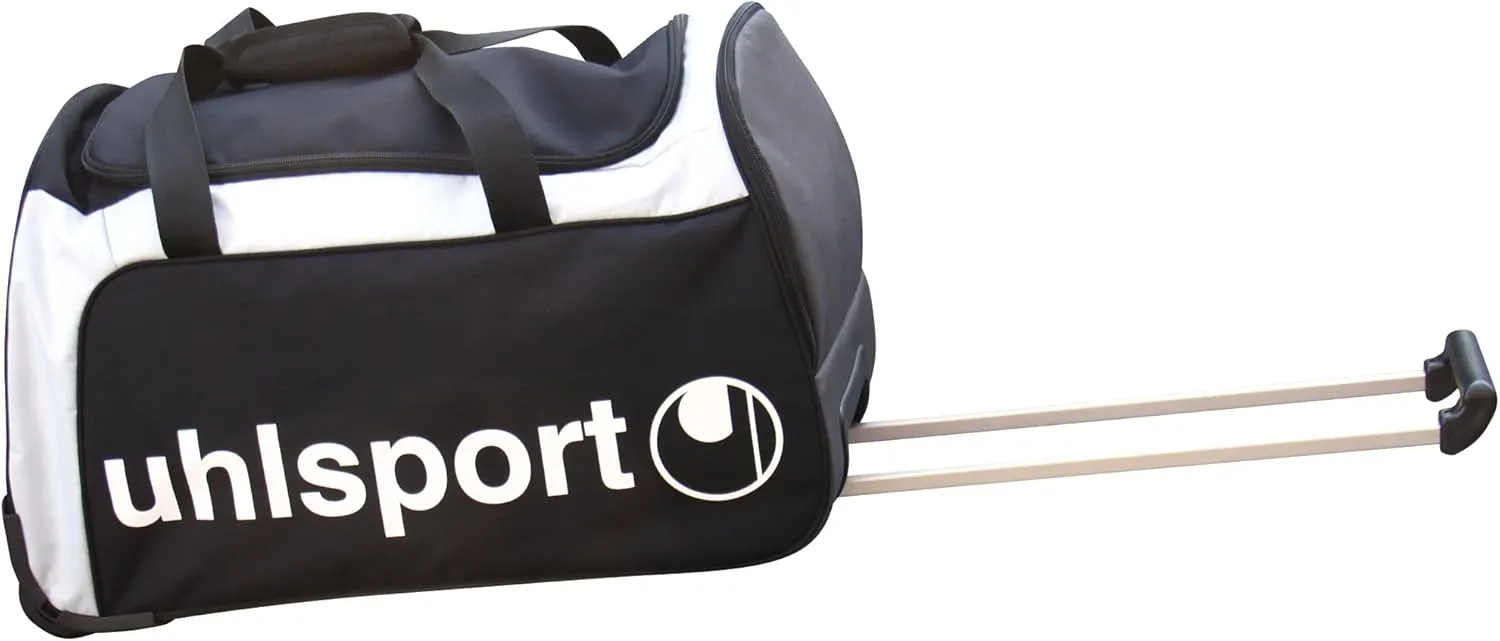 uhlsport Classic Training Travel Bag - M, Black/Off-White/Anthra, Black/Off-white/Anthra, Travel Duffle