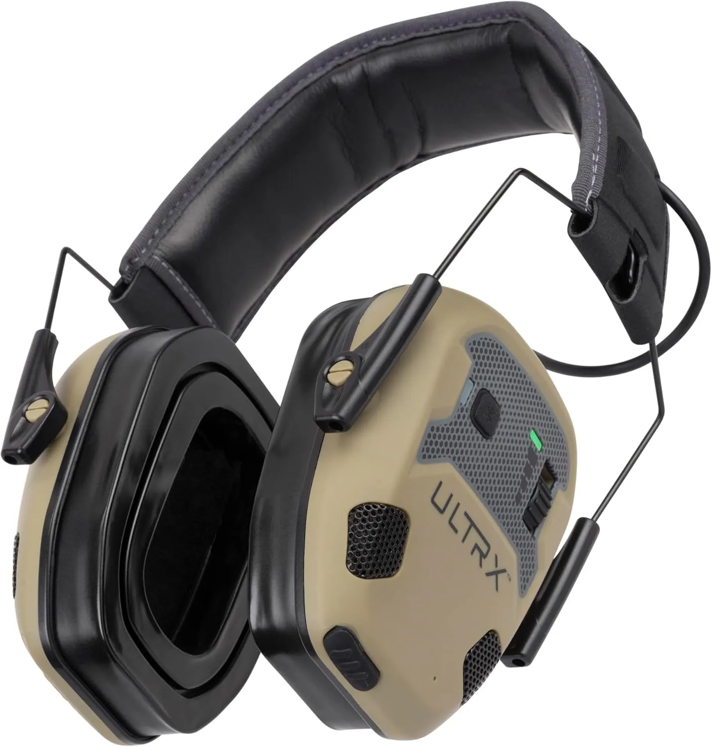 ULTRX Bionic Fuse Bluetooth Earmuff - Hearing protection, noise reduction for shooting, yardwork, construction, and more.