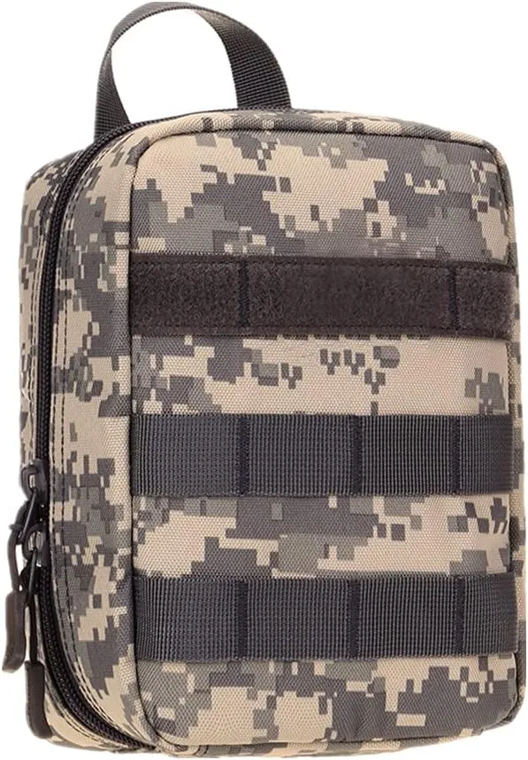 UNISTRENGH Outdoor First Aid Bag Medical Backpack Lifesaving Emergency Bag Rucksack Storage Organizer Home Vehicle Emergency Pack for Travel Camping Hiking Climbing Cycling (Camouflage #ACU)