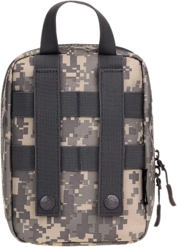 UNISTRENGH Outdoor First Aid Bag Medical Backpack Lifesaving Emergency Bag Rucksack Storage Organizer Home Vehicle Emergency Pack for Travel Camping Hiking Climbing Cycling (Camouflage #ACU)
