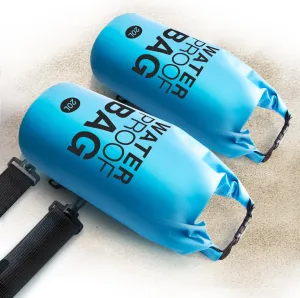Universal Pool Ladder and Step Weight(20Lx2PCS) Easy&Quick Fill Sand,250D PVC Waterproof Dry Bag with Heavy-Duty Nylon,No More Ripped Sandbag&Handle,Work with Above Ground/in-Ground Pool Step
