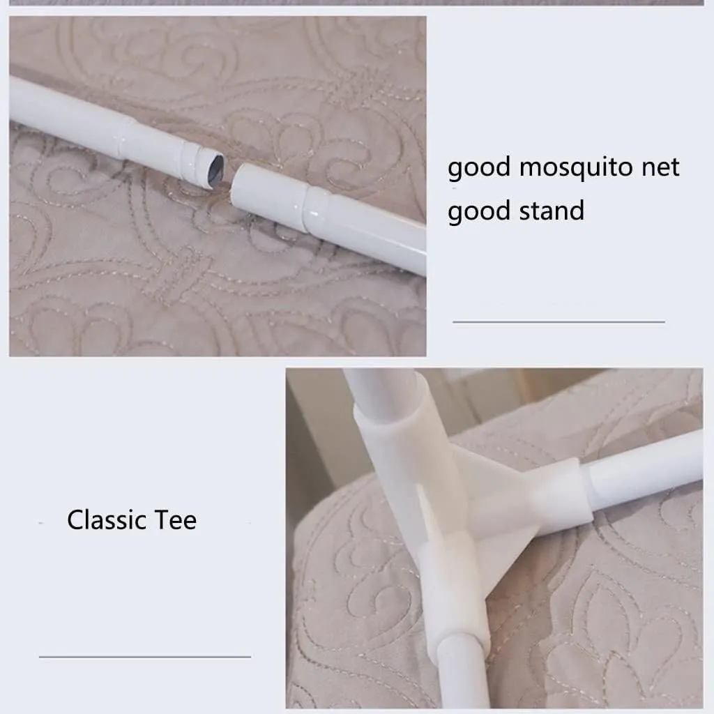 Upgraded Mosquito Net Insect Screen Net, Dense Mesh Large Size with Long Hanging Sets, Square for Home, Outdoor Camping & Hiking(Gray,1.8 * 2.0m)