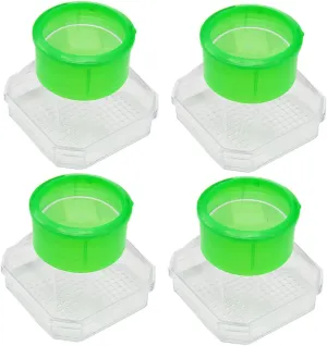 VANZACK 4pcs Science Observation Box with Magnifying for Outdoor Exploration Case for Flowers and Nature Observation Activities
