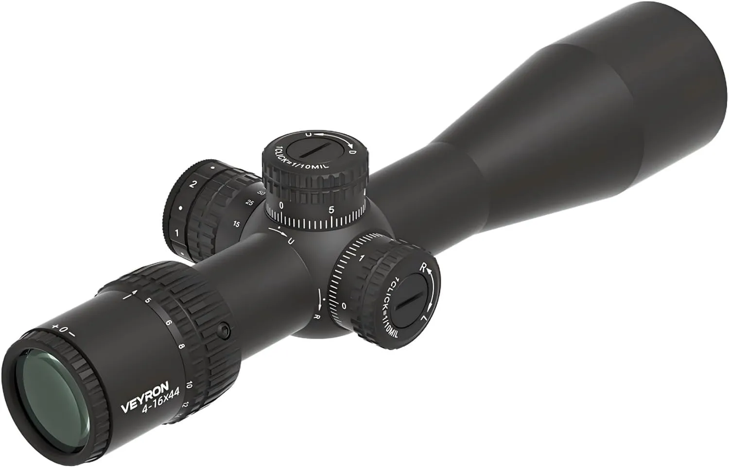 Vector Optics 4-16x44IR SFP Compact Riflescope – Versatile 4-16x Zoom, Fully Multi-Coated Optics, Illuminated Red Reticle, Compact Design, Precise Windage and Elevation Adjustments