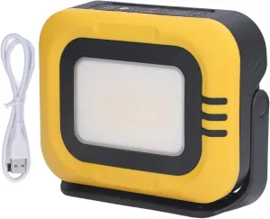 Versatile Solar - Powered LED Work Light - Bright, Portable, and USB - Rechargedable for Outdoor Adprojects and Home Emergencies