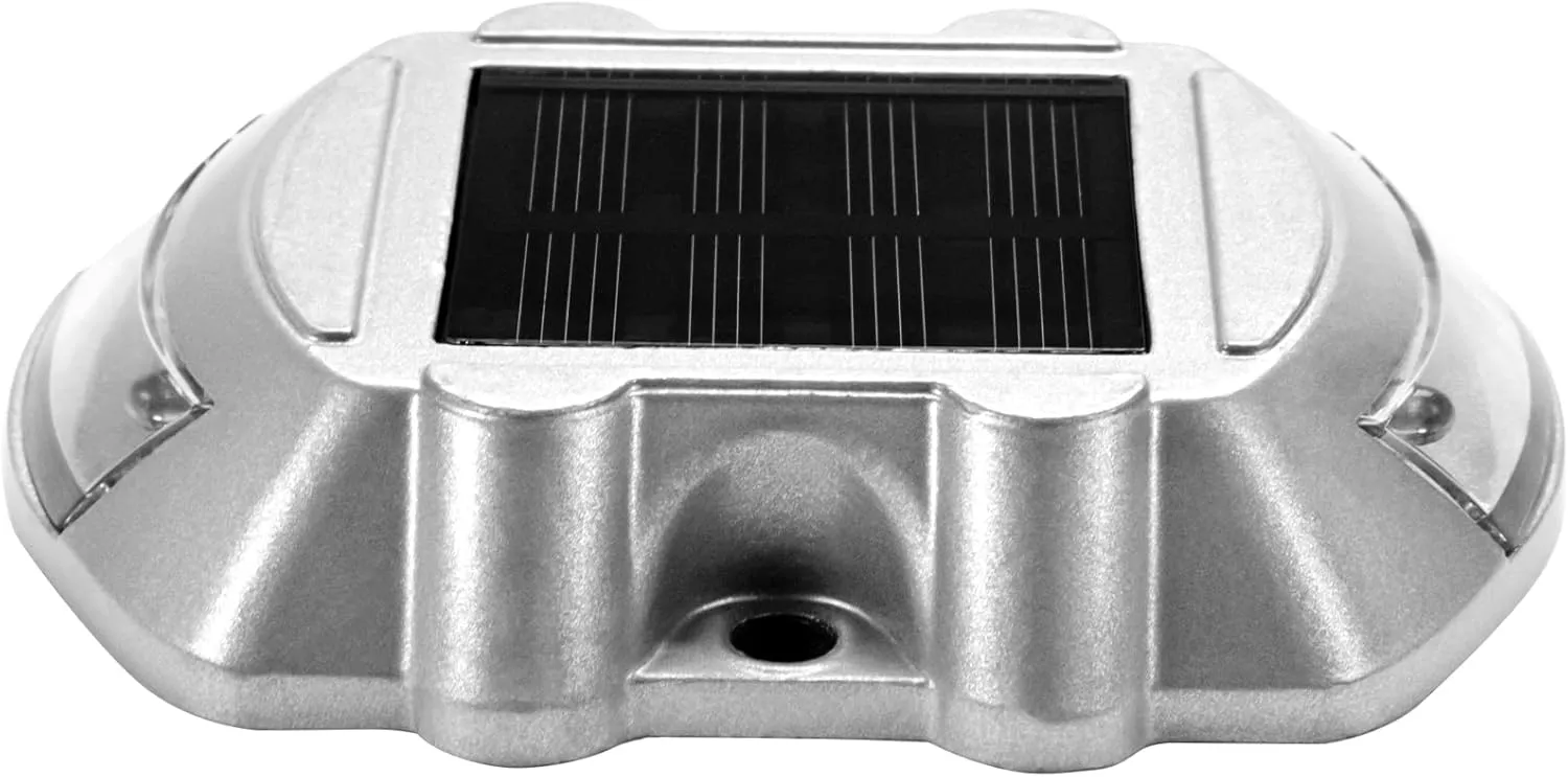 VEVOR 24-Pack Solar Driveway Lights - White, Waterproof, Wireless, 6 LEDs for Path, Garden, Walkway, Sidewalk, Steps