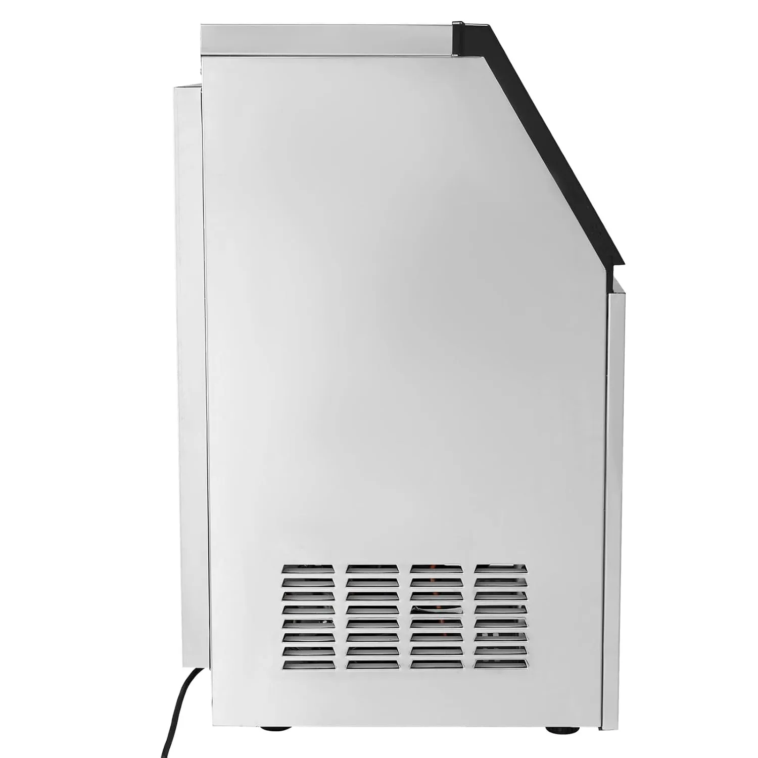 VEVOR Commercial Ice Maker Machine, 100lbs/24H Ice Maker Machine with 16lbs Storage Capacity, 36 Ice Cubes in 15 Minutes, LED Digital Display Freestanding Self-Cleaning for Bar Office Restaurant