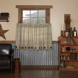 VHC Brands, Abilene Star, Cotton, L36xW36, Tier, Set of 2, Tan