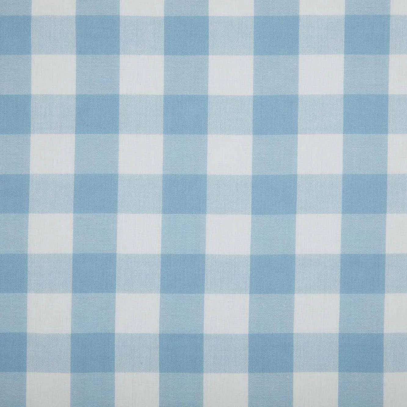 VHC Brands Annie Blue Buffalo Check Farmhouse Tier Kitchen Curtain Set 36x36