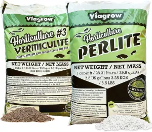 Viagrow VERPER1 29.9 Quarts per Bag, White, Perlite Vermiculite(Pack of 1)