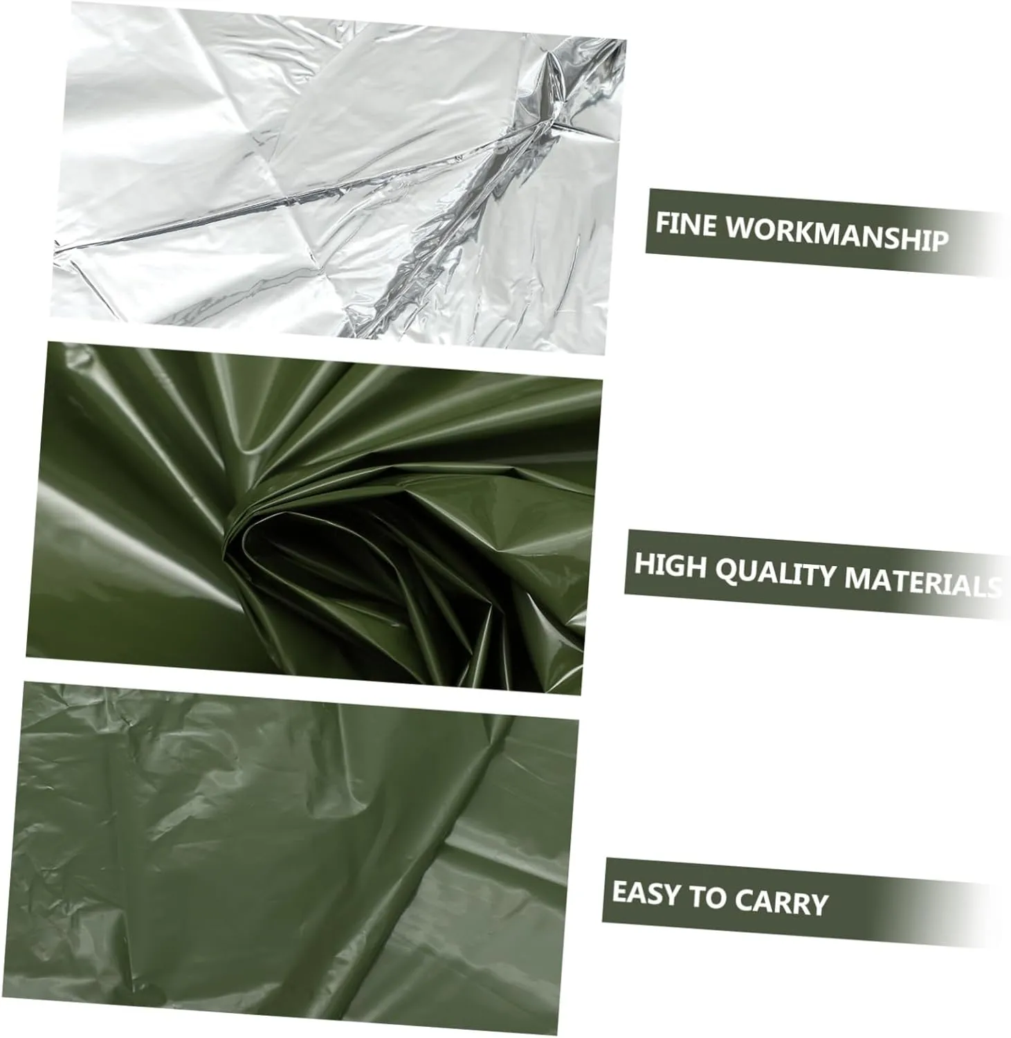 VICASKY First Aid Blanket Tent Survival Thermal Portable Sleeping Sack Camping Tent Travel Tent Sleeping Pouch
