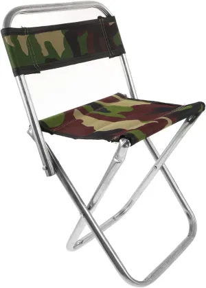 VICASKY Folding Fishing Chair Made of Material Outdoor Portable Folding Stool Random