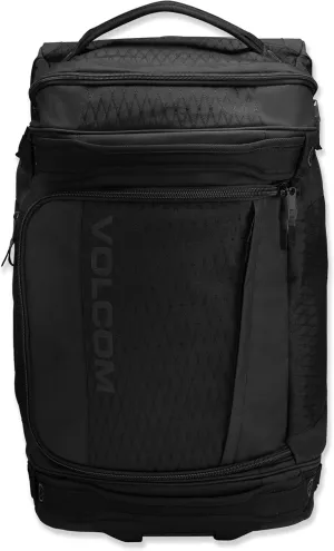 Volcom Standby Rolling 77L Travel Duffel Bag, Black