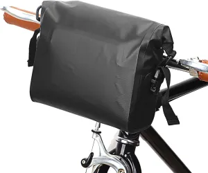 Waterproof Bicycle Handlebar Bag Roll-top Cycle Handlebar Bag Pannier for Mountain Bikes Electric Bike Scooter