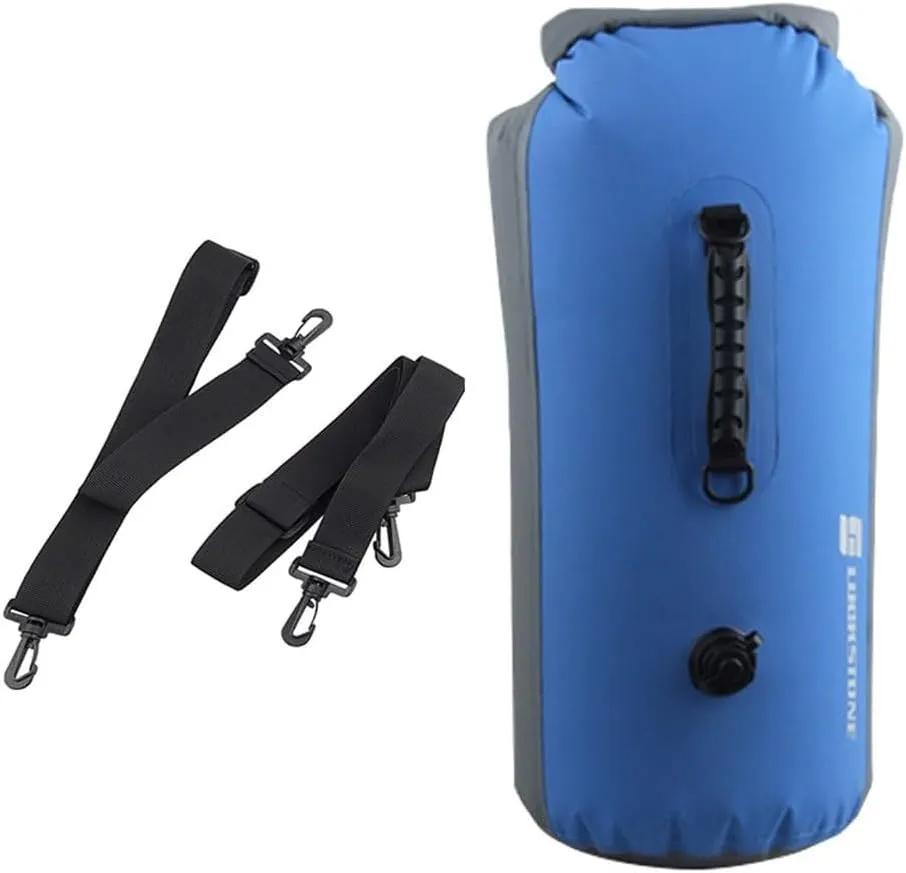 Waterproof Dry Bag 25L/35L/60L PVC Duffel for Kayaking Canoeing Rafting Camping Boating Fishing Outdoor Adventures Water Snow Dust Protection(35L Black)