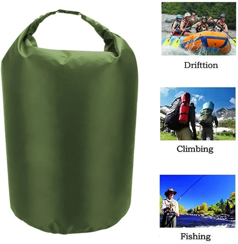 Waterproof Dry Bag 8L/40L/70L, 3-Pack Dry Sack, Lightweight Outdoor Dry Bags Travel Duffel Bags Roll Top Sack for Kayaking, Boating, Swimming, Camping, Hiking, Fishing
