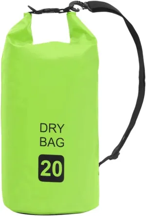 Waterproof Dry Bag for Stress-Free Outdoor Adventures, Lightweight and Durable, 5.3 Gallon Capacity, Green and Black