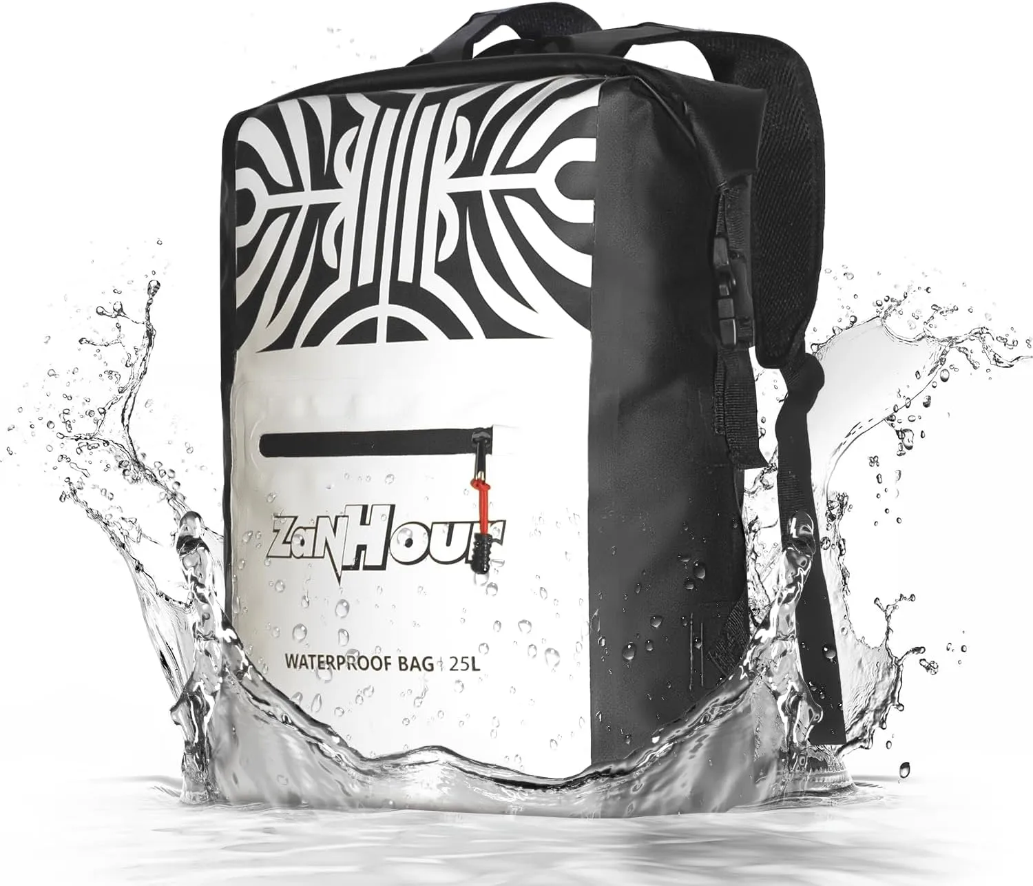 Waterproof Dry Bag with Roll Top - 25L /30L Waterproof Backpack for Kayaking, Swimming, Beach, Hiking