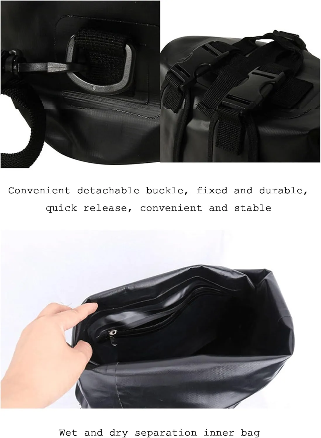 Waterproof Dry Bags Heavy Duty Roll Top Floating Backpack for Men Women for Kayaking Surfing Hiking
