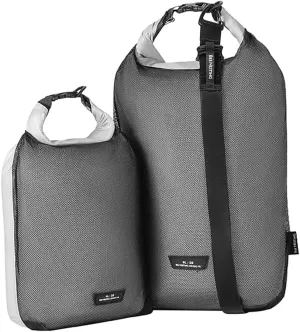 Waterproof dry sack Lightweight Dry Bag Soft and comfortable stuff sacks for backpacking Rafting Boating Camping（4L,8L） (Grey, 4L 8L)