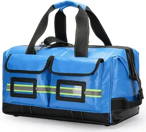 Waterproof Emergency Medical Survival Kit, Professional First Responder Bag, Portable Medicine Storage Bag for Home Health, Field Trips(White,31 * 18 * 19cm)