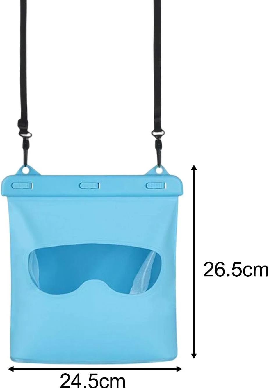 Waterproof Storage Bag, Shoulder Strap Adjustable Dry Bags, for Water Sports Swim Training Fishing Kayaking Hiking