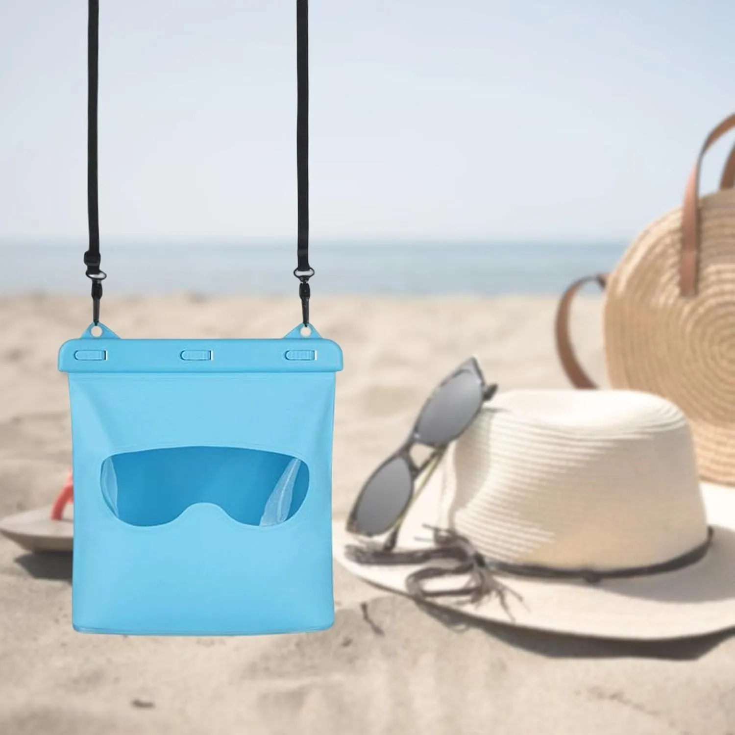 Waterproof Storage Bag, Shoulder Strap Adjustable Dry Bags, for Water Sports Swim Training Fishing Kayaking Hiking