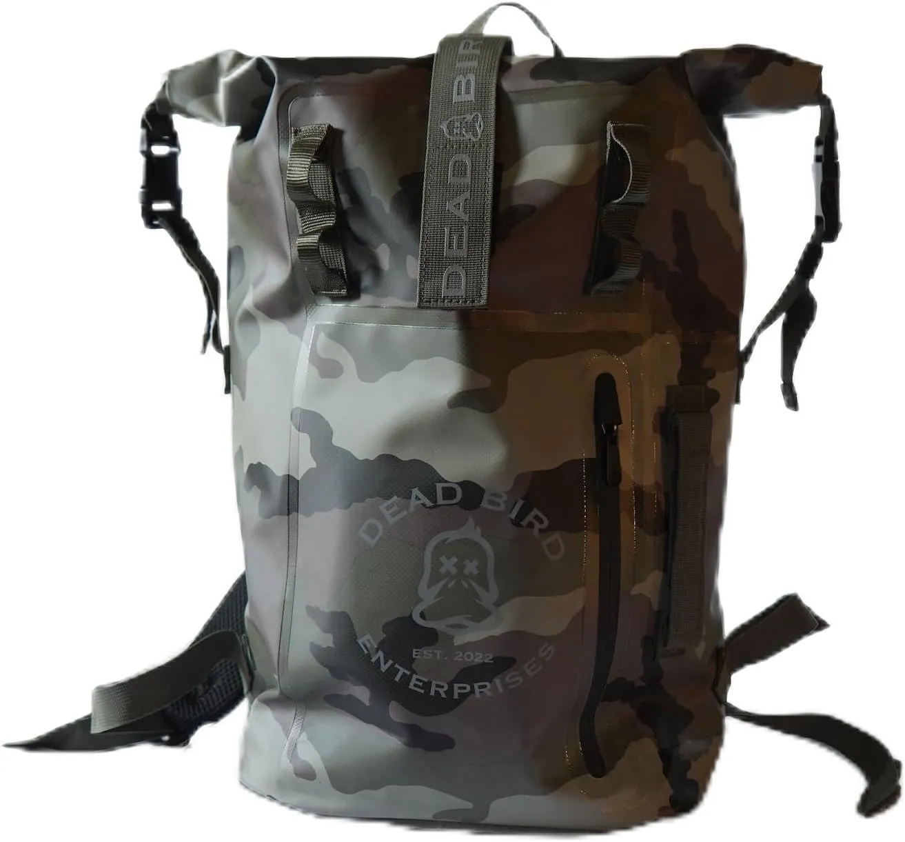 WaterTight Backpack, M81 Camouflage Pattern, Roll-Top Waterproof Design
