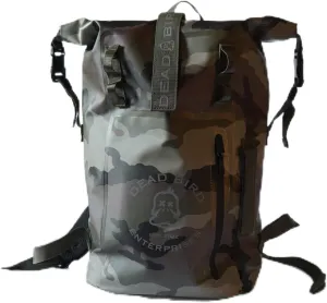 WaterTight Backpack, M81 Camouflage Pattern, Roll-Top Waterproof Design