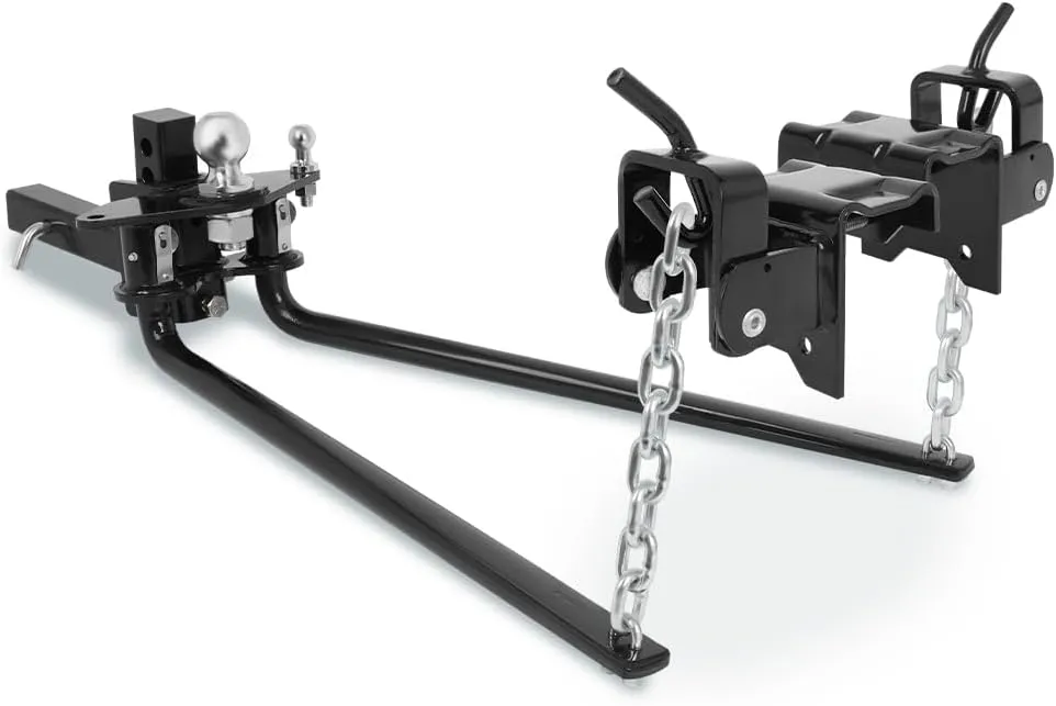 Weight Distribution Hitch, 12000lbs Towing Weight Distributing Hitches Kit, Anti Sway Control Hitch for Travel Trailer Camper, 2-Inch Shank, 2-5/16-Inch Ball