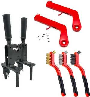 Weld Mold Handle Clamp and Flint Striker Fire Starter Kit