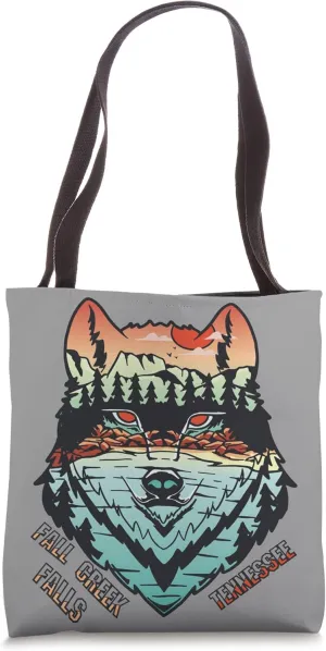 Wolf Fall Creek Falls Nature Forest Mountains Tennessee Hike Tote Bag
