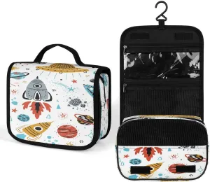Women Hanging Toiletry Wash bag, Travel Cosmetic Storage Case Organizer