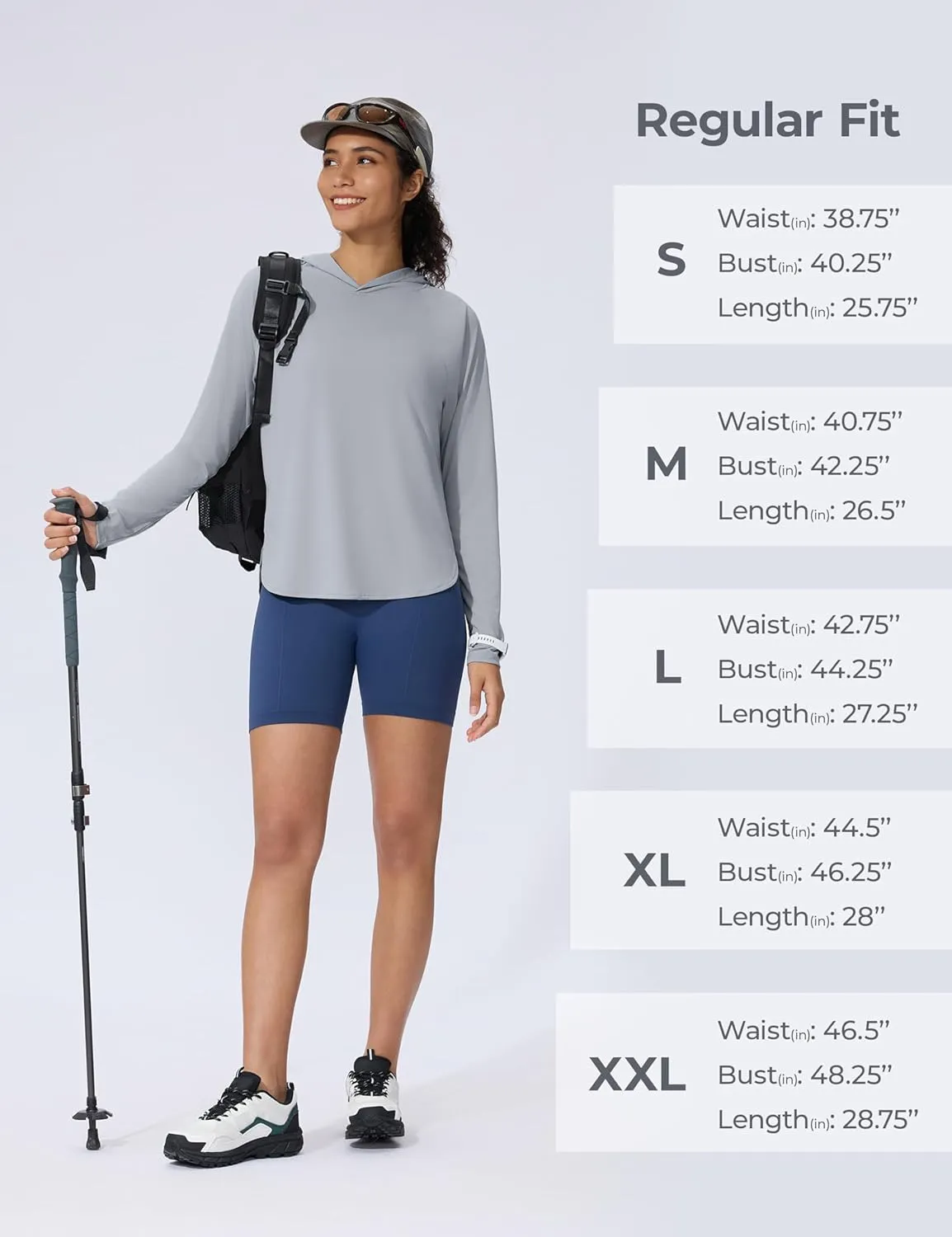 Women's UPF 50  Sun Shirt with Hoodie SPF Long Sleeve UV Protection Clothing Lightweight Fishing Hiking Outdoor