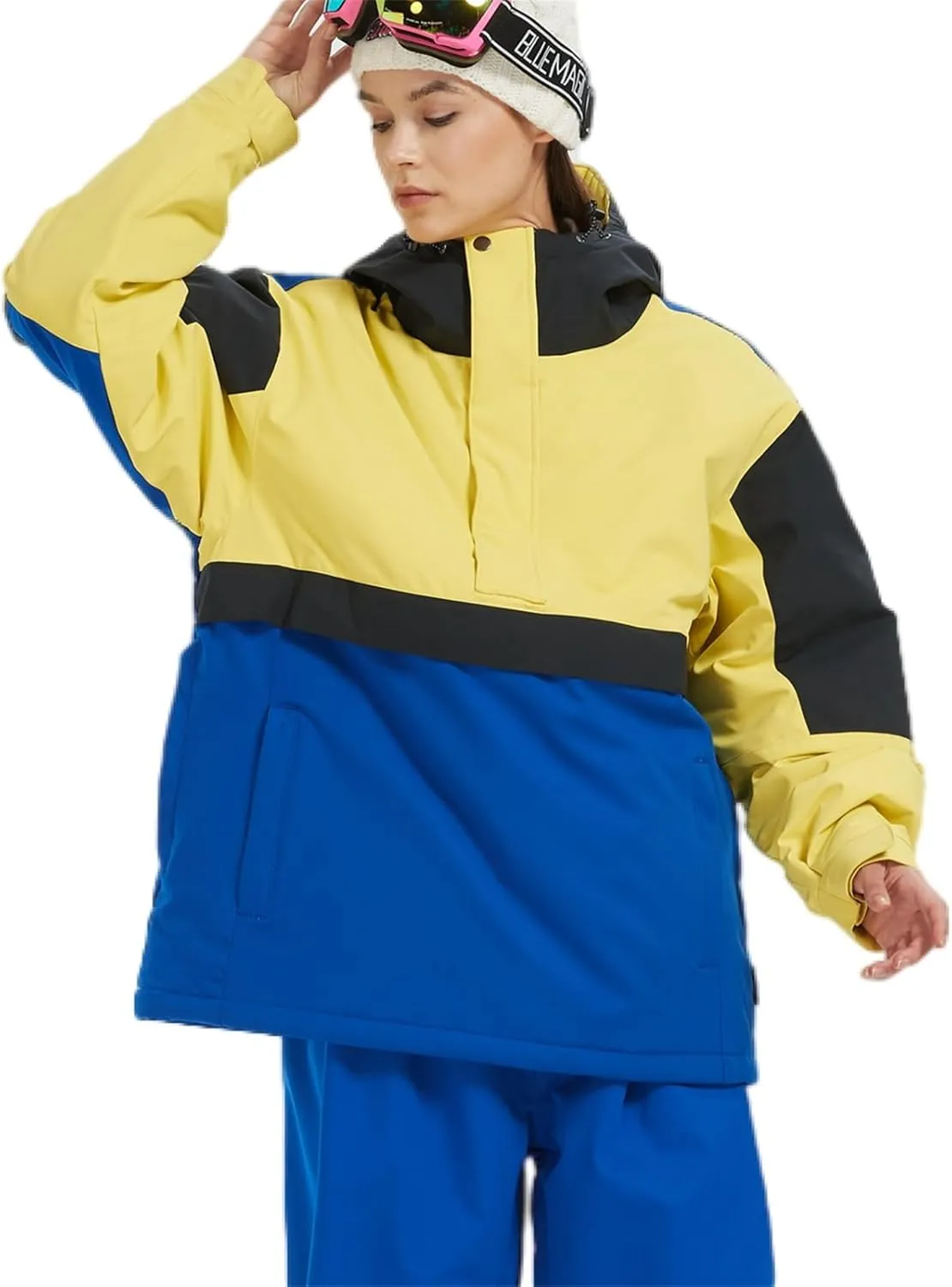 Womens Waterproof Ski Jacket Warm Winter Snow Coat Windbreaker Hooded Thick Snowboard Jacket