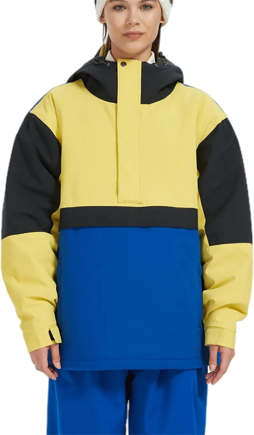 Womens Waterproof Ski Jacket Warm Winter Snow Coat Windbreaker Hooded Thick Snowboard Jacket