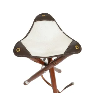 Wool Folding Tripod Camping Stool