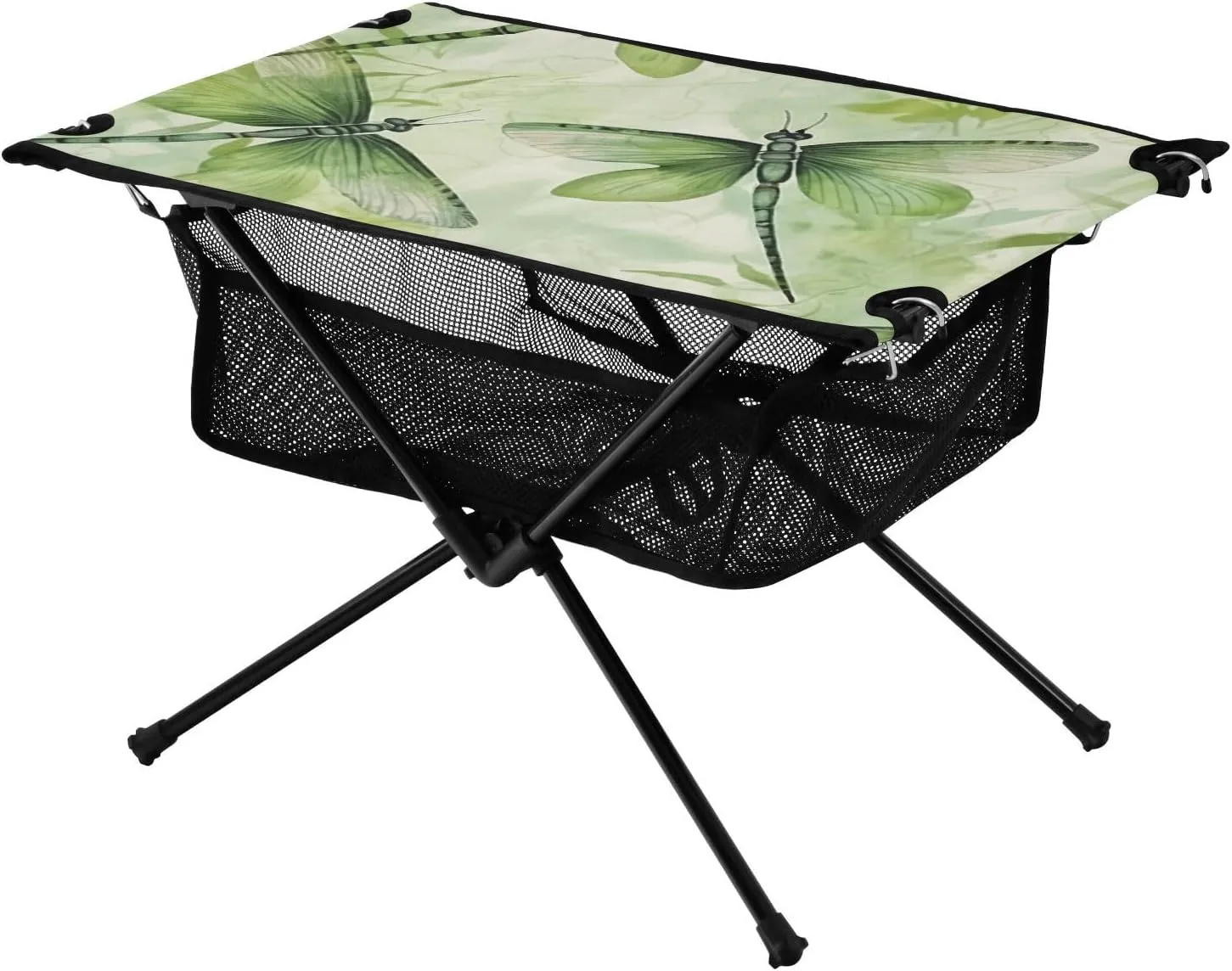 xigua Green Dragonfly Folding Camping Table,Portable Camp Table with Carry Bag Beach Table Folding Table for Picnic, Camp,Party,Travel225