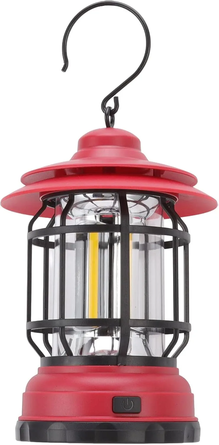 XPSSJMU Hanging Camping Lantern Outdoors Emergency Portable Lanterns, Retro Tent Lights for Camping