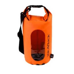 YakAttack Roll-Top Drybag with Air Valve, Orange