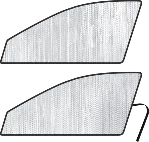 YelloPro Side Window Front Seat Sunshade (Set of 2) Custom Fit for 2023 2024 2025 Honda Pilot SUV, Sport, EX-L, TrailSport, Touring, Elite, Sun Protection UV Reflector Insulated Accessories