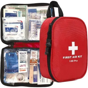 YESDEX First Aid Kit 130pcs Medical Travel Workplace Family Safety, Emergency Bag Box, ARTG Registered