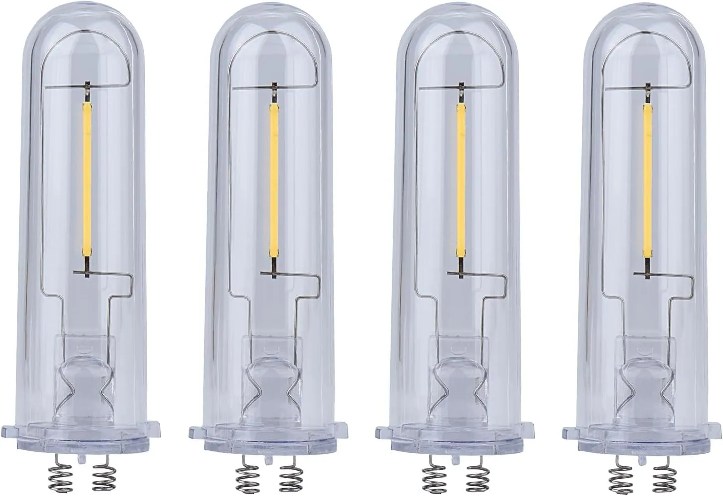 YONGJIA Outdoor Solar Light Replacement Bulb, Hampton Bay Replacement Bulb, Solar Garden Light Replacement Bulb, Warm White (4pcs)