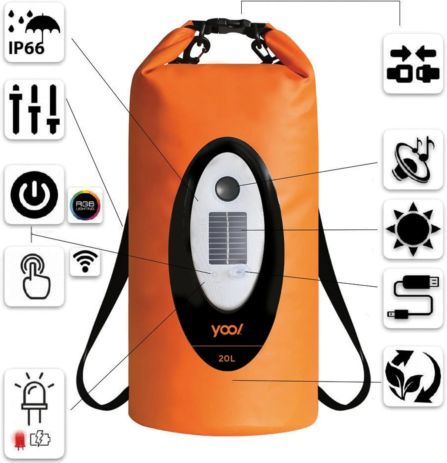 Yool Power Speaker Dry Bag