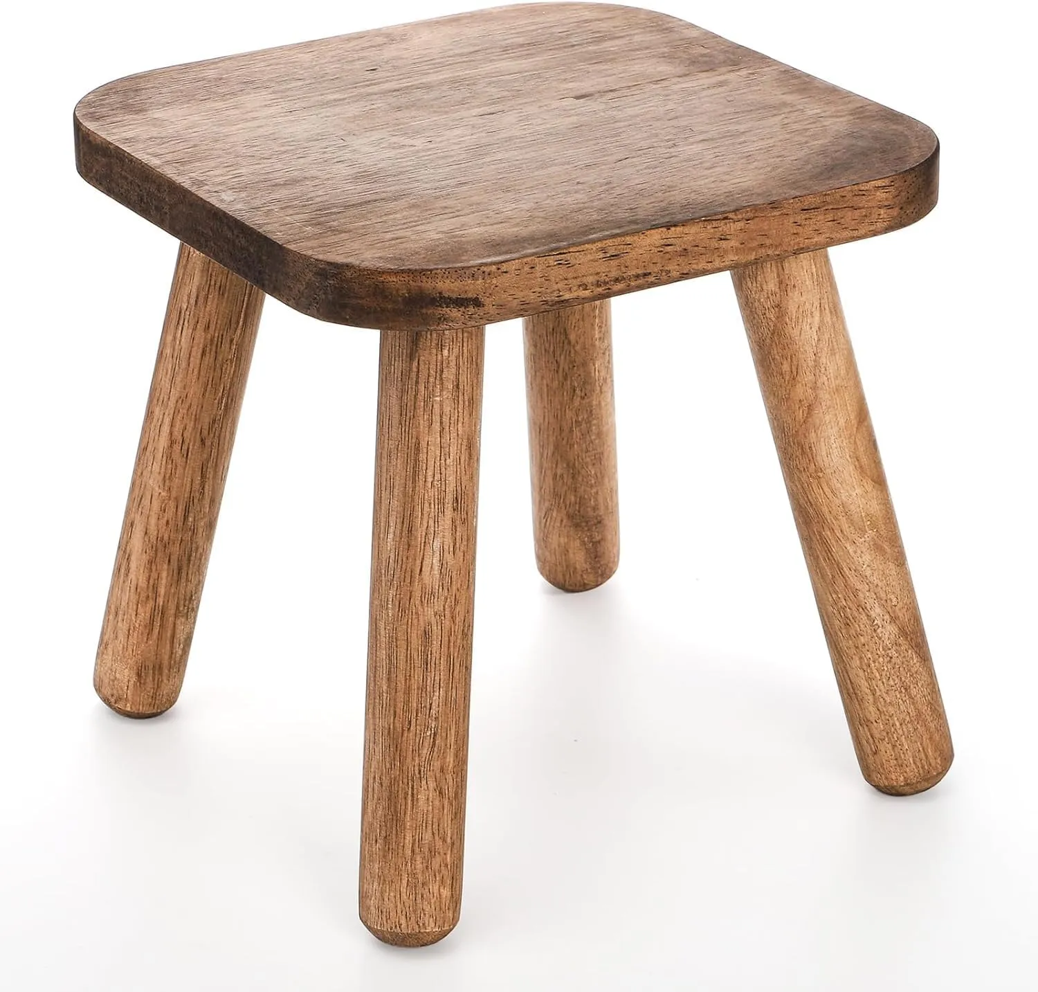 Youeon 9 Inch Wooden Step Stool, Non-Slip One Step Stool for Adults Kids, Holds up to 300 Lbs, Portable & Sturdy, Small Footstool for Bedroom, Bathroom, Kitchen, Easy to Assemble