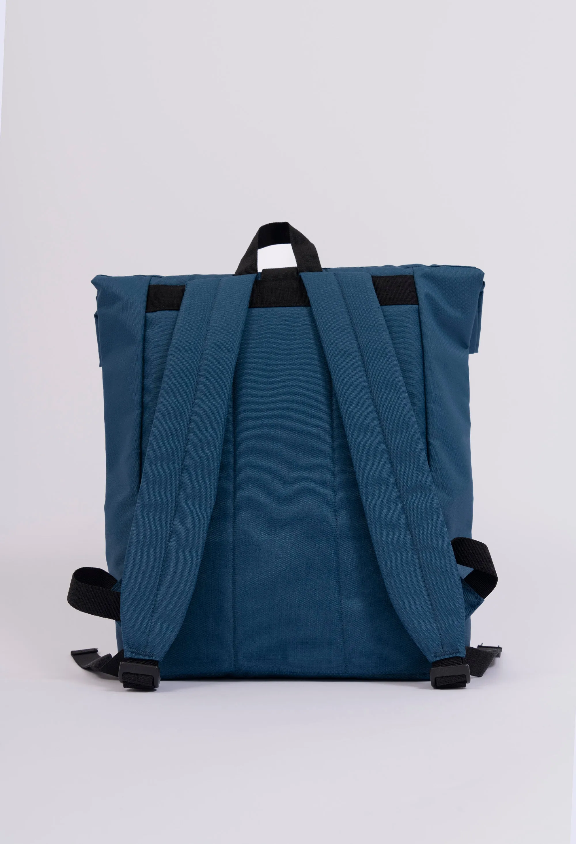 zebra recycled roll-top backpack